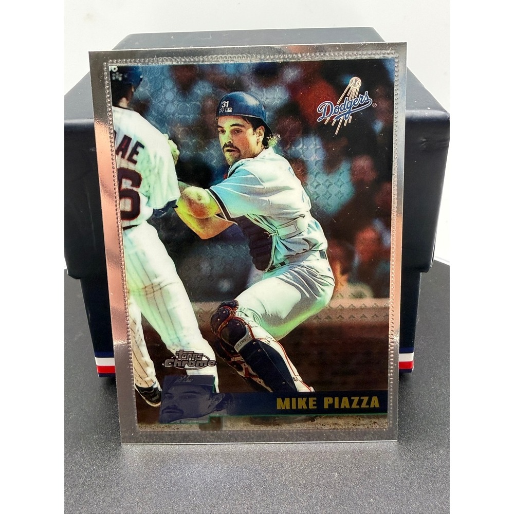 1996 Topps Chrome #93 Mike Piazza Dodgers